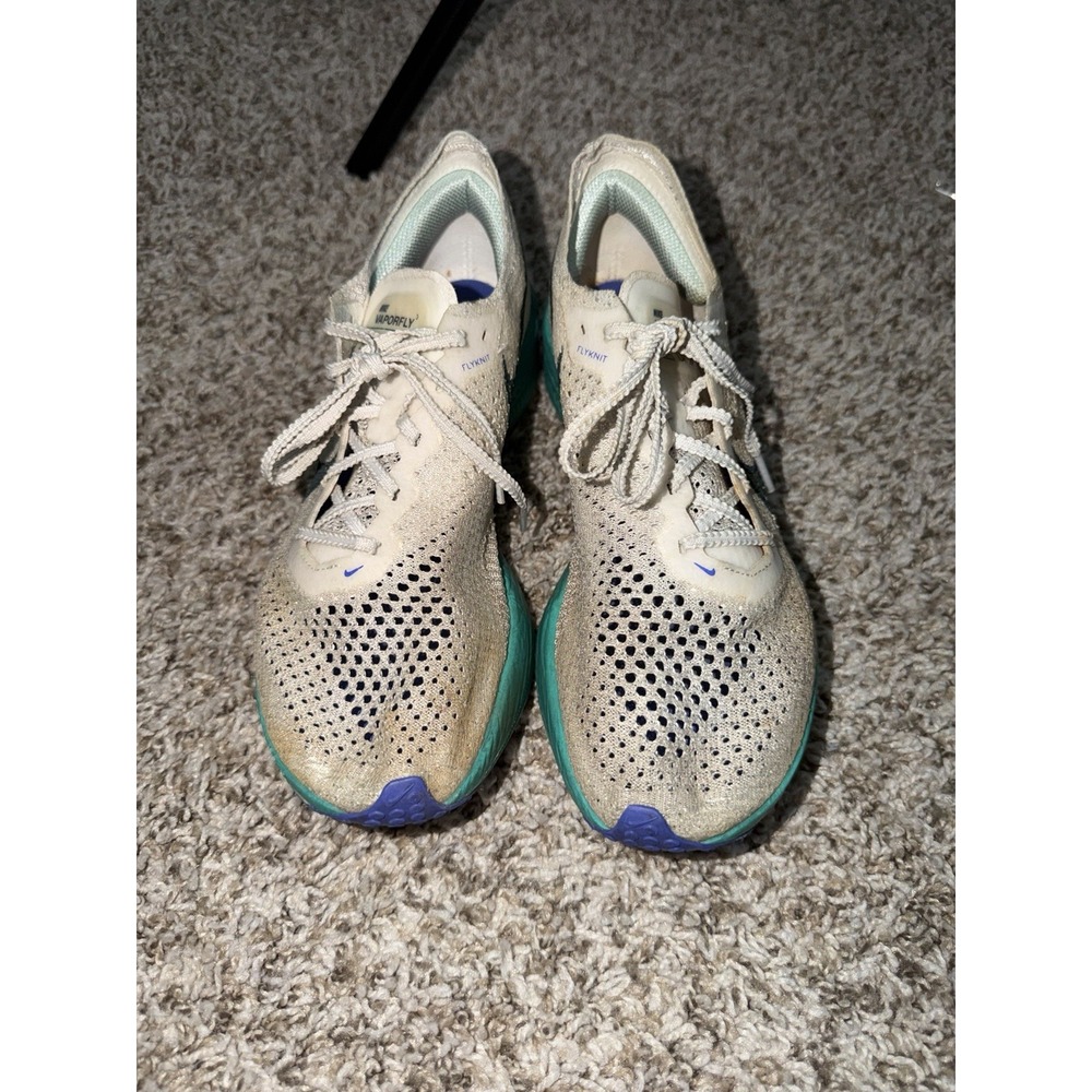 Nike Vaporfly 3 Womens Size 8.5 Running Shoes ZoomX Flyknit DV4130-102 SOLID - Picture 2 of 8